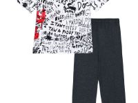 Комплект трикотажный для мальчиков: фуфайка (футболка), брюки