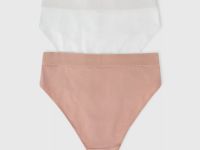 Трусы с высокой посадкой, 2 шт., Розовый