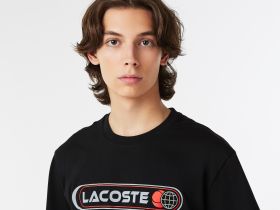 Мужская футболка Lacoste свободного кроя