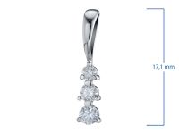 Подвеска из белого золота э4712пд11154300