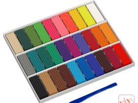 Набор пластилин Гамма "Мультики" 30 цветов, 600 г, со стеком, картон. упаковка