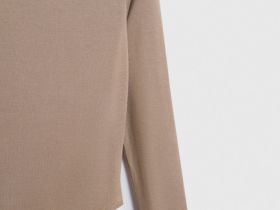 Боди из вискозы, Бежевый
