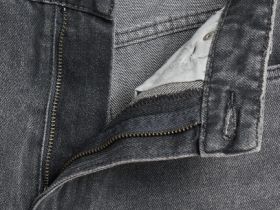 Широкие джинсы Wide leg с высокой посадкой, Серый