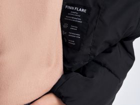 Утепленная куртка свободного силуэта