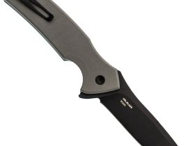 Складной нож Mr.Blade Hellcat blackwash сталь VG-10, рукоять Grey G10