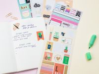 Набор бумажных наклеек MESHU "Golden shine" 5 шт