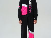 Комплект трикотажный для девочек: толстовка, брюки