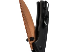 Складной нож Kizer T1 BD, сталь Elmax, рукоять титан, черный