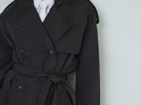 Длинный тренч, Черный