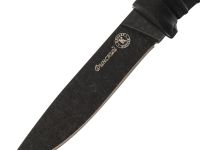 Нож Финский, сталь AUS-8 SW черный, Кизляр