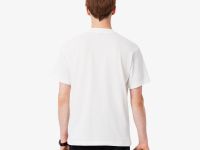 Мужская хлопковая футболка Lacoste классического кроя