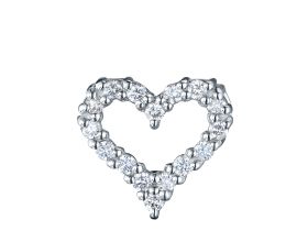 Подвеска из белого золота с бриллиантами э4701пд11200102