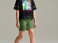 Фуфайка трикотажная для девочек (футболка)