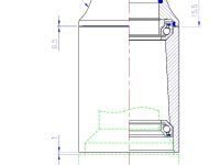 Рулевая колонка FSA Orbit CE NO.8B 1 1/8&quot; интегрированная (черный 15 мм посадочный 42 мм / внешний 46 мм)