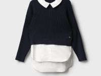 Джемпер трикотажный для девочек