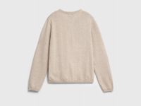 Вязаный лонгслив для мальчиков, Бежевый