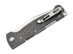 Складной нож Boker Atlas Big, сталь 12С27, рукоять нержавеющая сталь