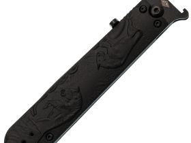 Складной нож Перемен Зубры BW, сталь 8Cr14MoV, рукоять FRN, черный