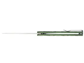 Складной нож Ruike P878-AG, сталь 14C28N, рукоять алюминий, зелёный