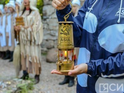 Во Владивосток прибыл огонь международных игр "Дети Азии"