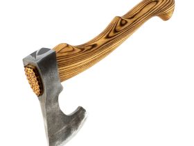 Туристический топор модель №10, сталь ХВГ, Мастерская Ваулина