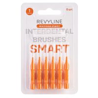Ершики межзубные Revyline Smart, размер 1 оранжевые, 6 шт.