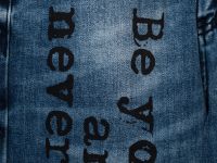 Брюки текстильные джинсовые утепленные флисом для мальчиков