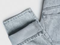 Джинсы Mom, Серый