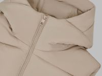 Стеганый жилет с капюшоном