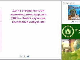 Особенности организации образовательной деятельности для лиц с ограниченными возможностями здоровья