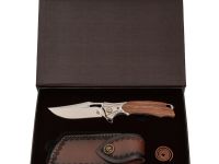 Складной нож Витязь B5292D, сталь Дамаск, рукоять древесина