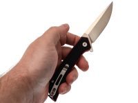 Складной нож Амур Техно малый, сталь N690, рукоять G10 черно-красный