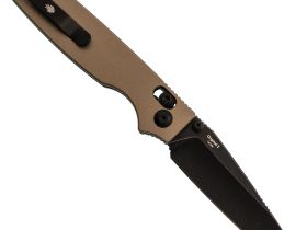 Складной нож Kizer Original 2 Tanto, сталь 14C28N, рукоять алюминий, песочный