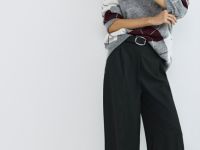 Свитер с ромбами, Серый