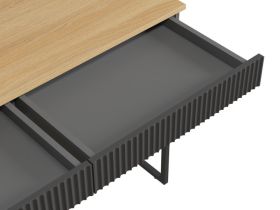 Консоль Волкер 118x50 Дуб Барбера/Графитовый