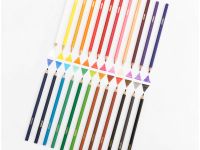 Набор карандашей цветных Гамма "Классические" 24 цв, диаметр грифеля 3,3 мм, заточен., метал. пенал