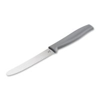 Нож кухонный Boker Sandwich Knife Grey, нержавеющая сталь, рукоять ABS-пластик, серый
