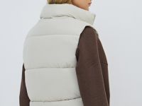 Утеплённый жилет, Бежевый