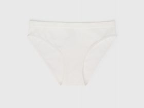 Бесшовные трусы-брифы, Белый