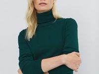 Базовая водолазка, Зеленый