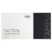 Набор пастели сухая Гамма, 24 цвета, картон. упак.