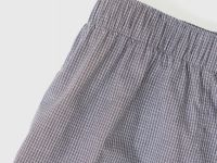 Текстильные боксеры в клетку, Серый