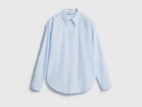 Рубашка из хлопка, Голубой