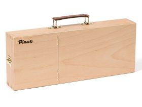 Ящик художника Pinax SB-2 с ячейками и пеналом для кистей и красок, 3 секции, бук
