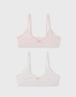 Бельевой топ с бантиком 2 шт. Глория Джинс