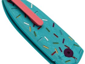 Складной нож Bestech Knives Ququ, сталь 14C28N, рукоять G10, розовый/голубой