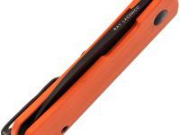 Складной нож Kizer Yorkie, сталь Nitro-V, рукоять G10, оранжевый