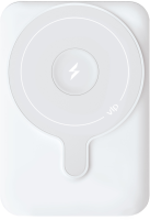 Портативное зарядное устройство VLP Dual Magsafe Qi 5000 мАч Белое