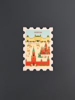 Магнит "Марка. Москва, лето"