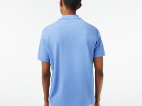 Мужское поло L.12.12 из меланжевой ткани